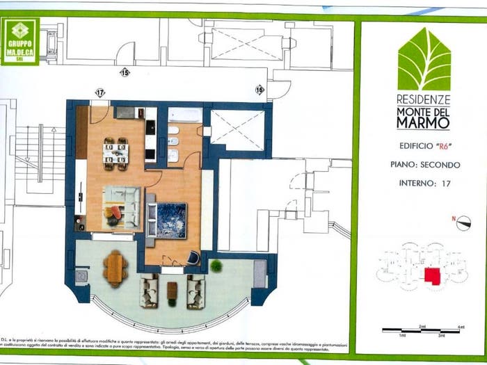 Appartamento bilocale in vendita in Via Monte del Marmo, Casalotti, Roma