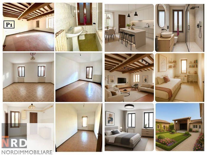 Casa con 6 locali in vendita in Via Giuseppe Mazzini, Centro, Rivarolo Mantovano