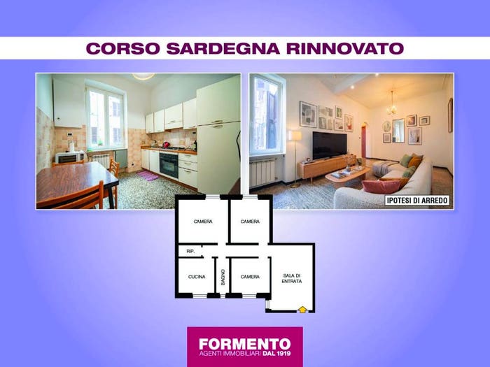 Appartamento con 6 locali in vendita in Corso Sardegna, Marassi, Genova