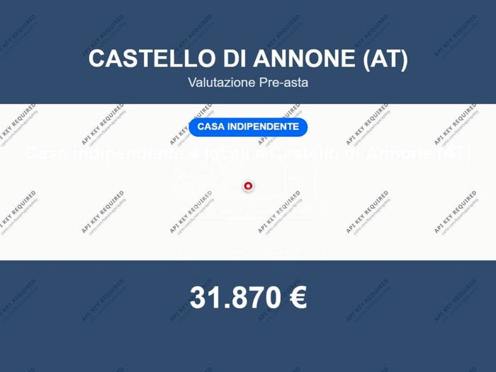 Casa quadrilocale in vendita in Frazione Bordoni, Monfallito, Castello di Annone