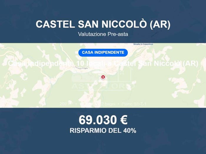 Casa trilocale in vendita in Spalanni, Borgo Alla Collina, Castel San Niccolò