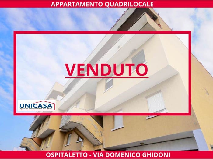 Appartamento quadrilocale in vendita in Via Domenico Ghidoni, Ospitaletto