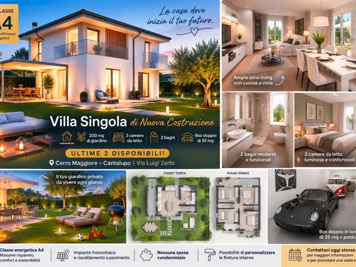 Casa quadrilocale in vendita in Cantalupo, Cerro Maggiore