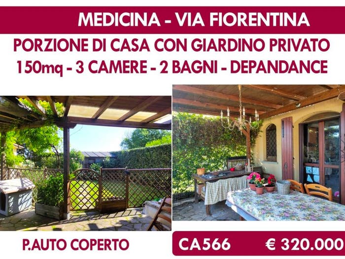Appartamento quadrilocale in vendita in Via Fiorentina, Medicina