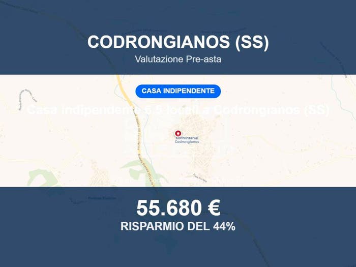 Casa con 6 locali in vendita in Via Principessa Mafalda ex, Codrongianos