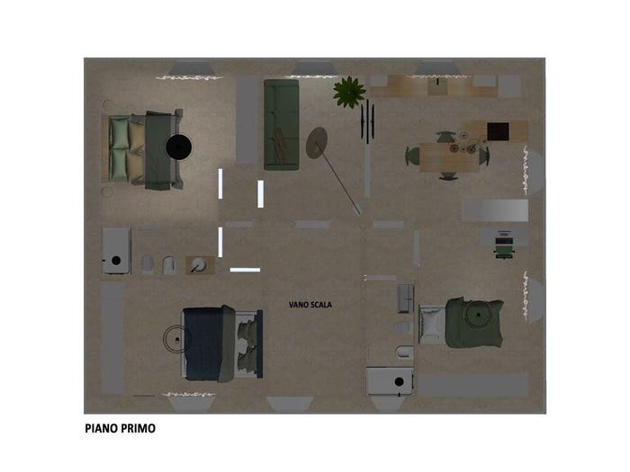 Appartamento quadrilocale in vendita in Centro, Bucine