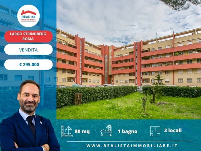 Appartamento trilocale in vendita in Largo Strindberg, Rinnovamento, Roma