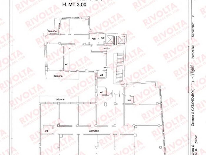 Appartamento con 6 locali in vendita in Corso Giuseppe Mazzini, Centro Storico, Catanzaro