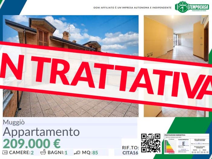 Appartamento trilocale in vendita in Via Italia, Centro, Muggiò