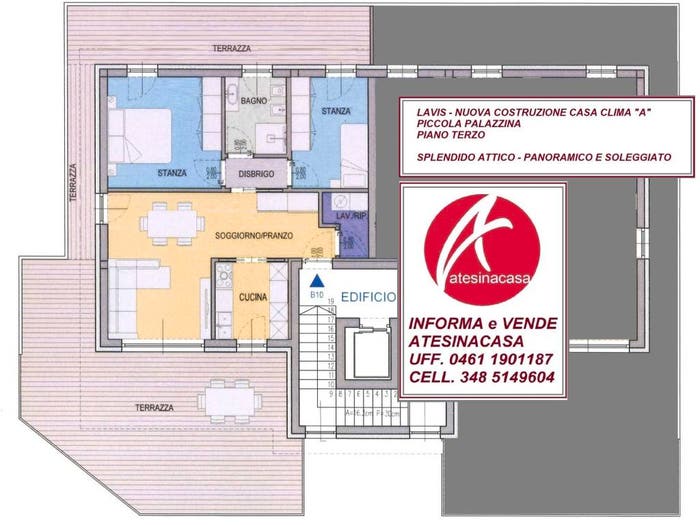 Casa quadrilocale in vendita in Via dei Cardi, Centro, Lavis