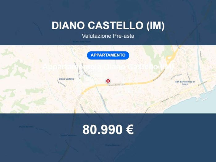 Appartamento bilocale in vendita in Via Case Sparse, Centro, Diano Castello
