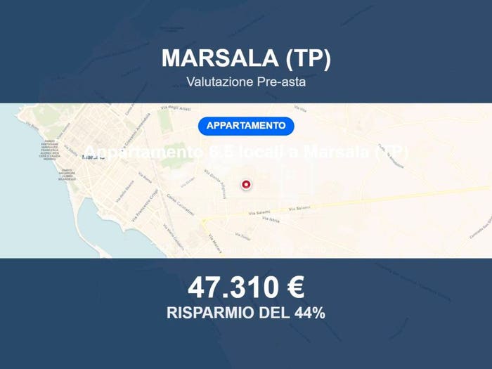 Appartamento quadrilocale in vendita in Via Oberdan, Via Dante Trapani Salemi, Marsala
