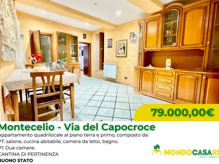 Appartamento quadrilocale in vendita in Via del Capo Croce, Montecelio, Guidonia Montecelio