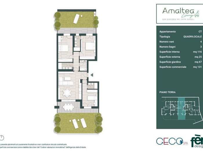 Appartamento quadrilocale in vendita in Via San Giacomo dei Capri, Rione Alto, Napoli