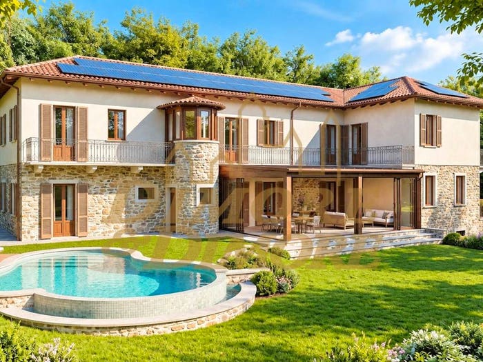 Casa con 6 locali in vendita in Via L Fontana, Comabbio