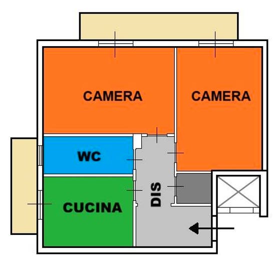 Appartamento bilocale in vendita in Via Arpino, Arpino, Casoria