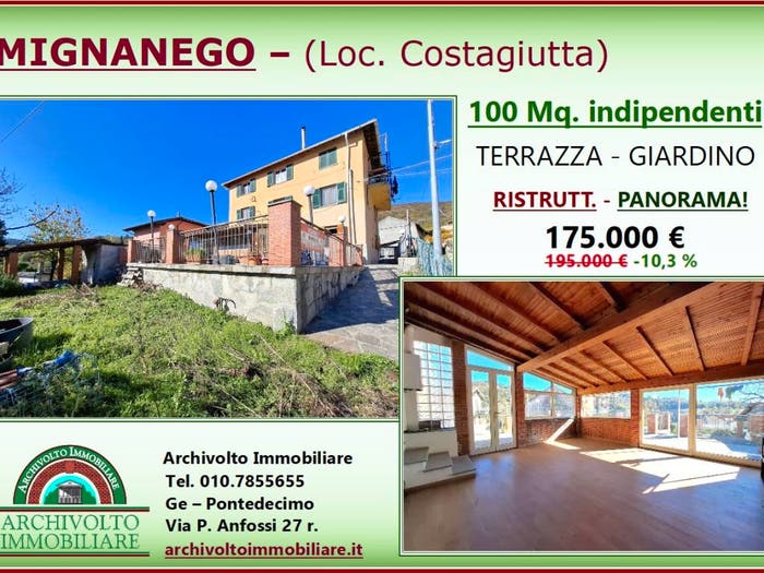 Appartamento quadrilocale in vendita in Via Monte Pasubio, Mignanego