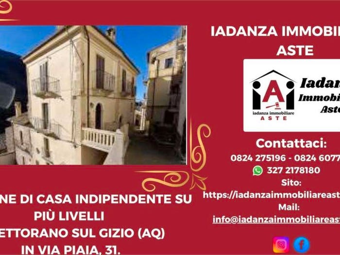Casa con 6 locali in vendita in Via Piaia, Centro, Pettorano sul Gizio