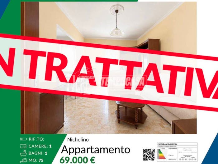 Appartamento bilocale in vendita in Via Trento, Nichelino