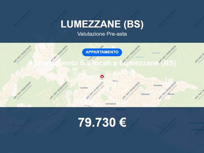 Appartamento trilocale in vendita in Via SANTELLO, Pieve, Lumezzane