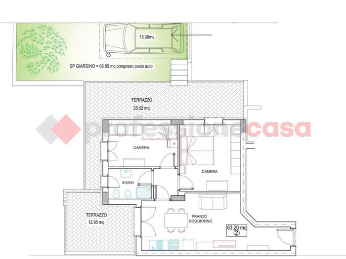 Appartamento trilocale in vendita in Via Gorizia Snc, Centro, Alba Adriatica