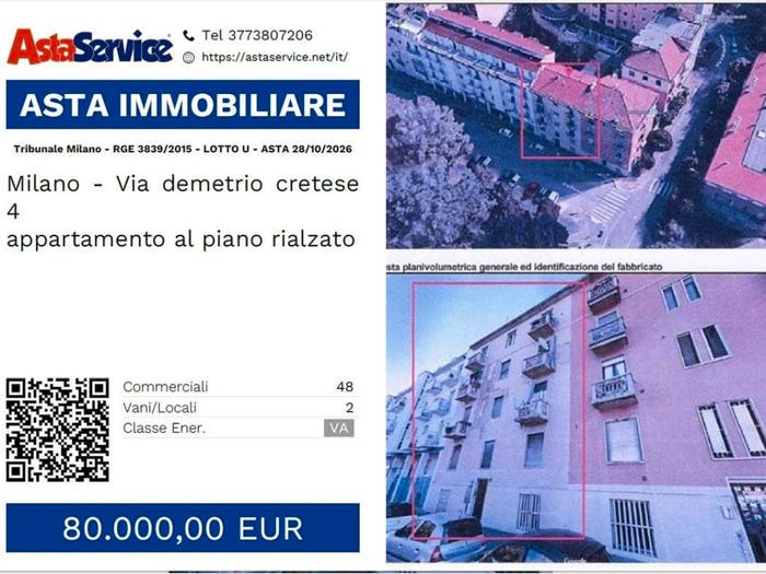 Appartamento bilocale in vendita in Via demetrio cretese, Bovisa, Milano