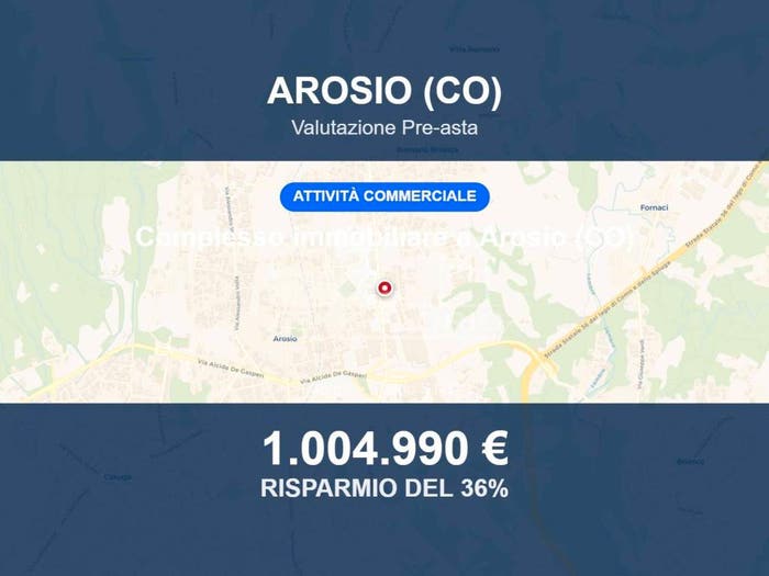 Appartamento monolocale in vendita in Via Monte San Primo, Centro, Arosio