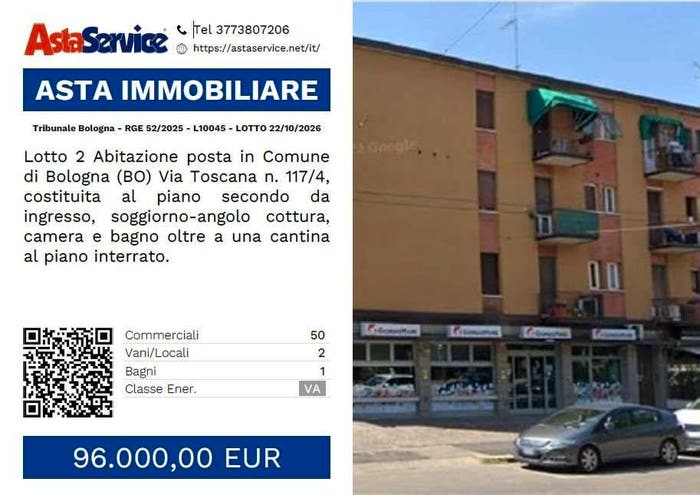 Appartamento bilocale in vendita in Via toscana, San Ruffillo, Bologna