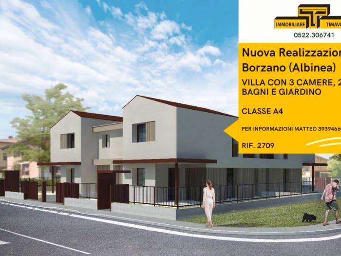 Casa quadrilocale in vendita in Via Antonio Fontanesi, Borzano, Albinea