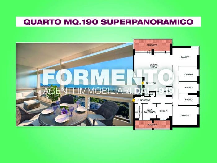 Appartamento con 6 locali in vendita in Via Stefano Prasca, Quarto, Genova