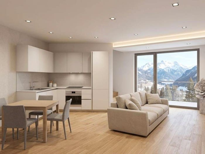 Appartamento trilocale in vendita in Via Monsignore Ciani, Centro, Domegge di Cadore