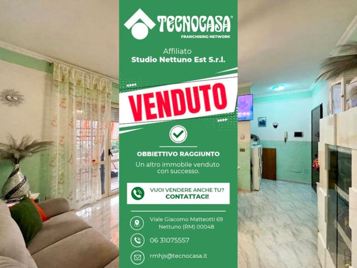 Appartamento trilocale in vendita in Via Biferno, Ponserico Cretarossa, Nettuno