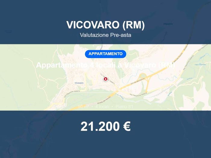Appartamento quadrilocale in vendita in Via Tiburtina Valeria già, Centro, Vicovaro