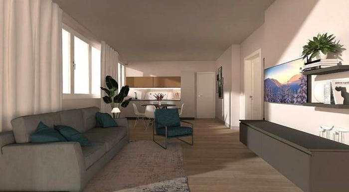 Appartamento trilocale in vendita in Borghi, Como