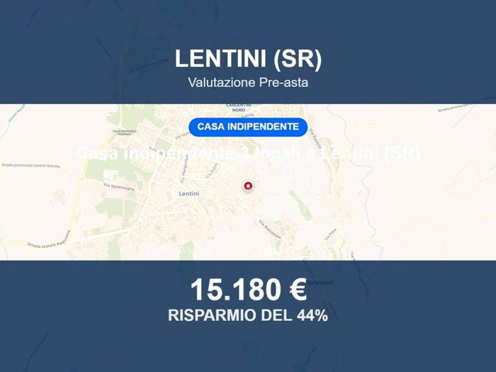 Casa trilocale in vendita in Via Montenero, Lentini