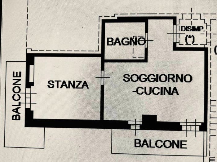 Casa bilocale in vendita in Centro, Merano