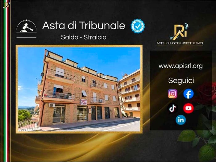 Appartamento trilocale in vendita in Via G Verdi, Centro, Monte San Giusto