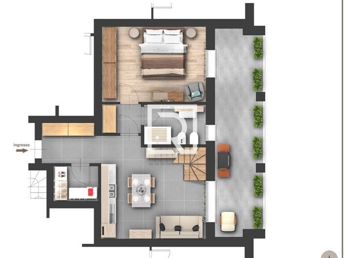 Appartamento trilocale in vendita in Pievesestina San Cristoforo, Cesena