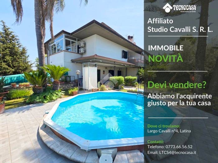 Casa quadrilocale in vendita in Via guido d'arezzo, Q, Latina