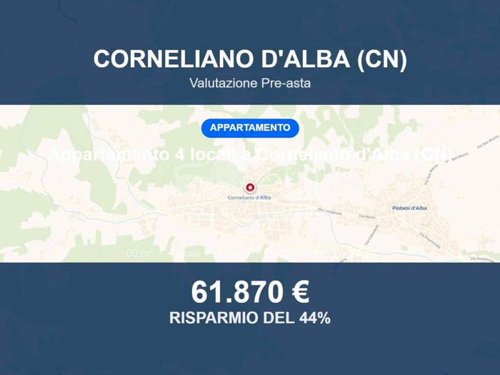 Appartamento quadrilocale in vendita in Via Pesio, Centro, Corneliano d'Alba