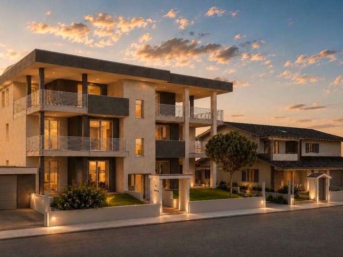 Appartamento trilocale in vendita in Via Santissimi Gervasio e Protasio, Centro, Roccafranca