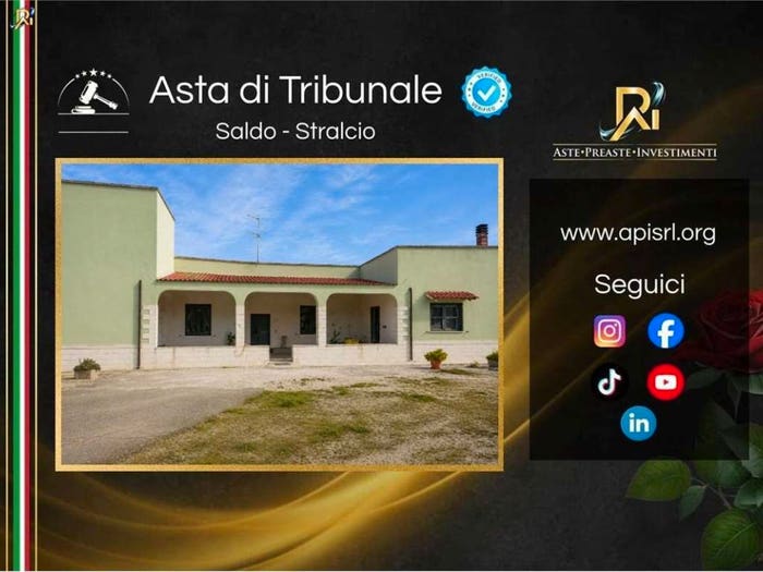 Appartamento con 6 locali in vendita in Contrada Chiodi, Sant'Elia La Rosa Tuturano, Brindisi