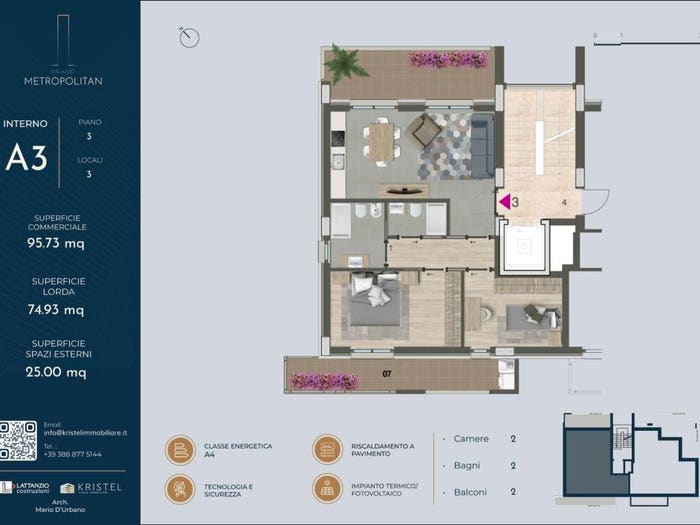 Appartamento trilocale in vendita in Via Vasto, Via Venezia Lungofiume Paolucci, Pescara