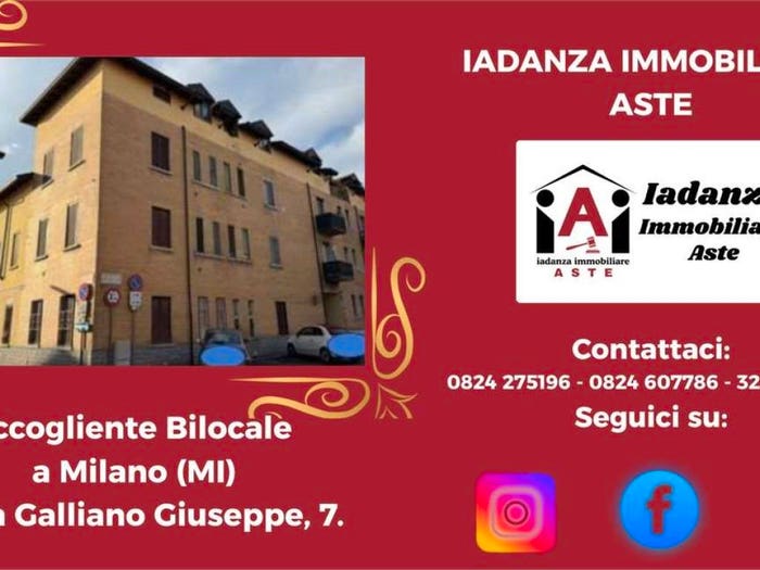 Appartamento bilocale in vendita in Via Giuseppe Galliano, Baggio, Milano
