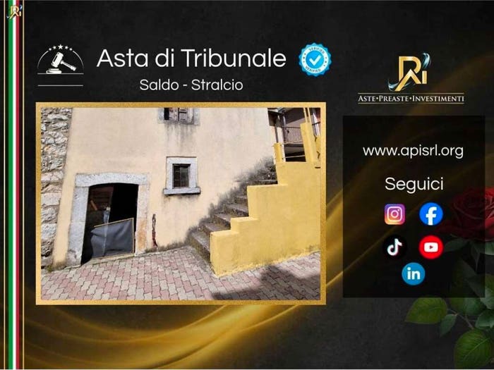 Appartamento bilocale in vendita in Via Roma, Centro, Capistrello