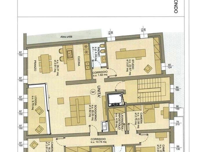 Appartamento con 6 locali in vendita in Centro, Oderzo