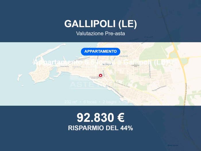Appartamento bilocale in vendita in Via Brindisi, Lungomare Lido San Giovanni, Gallipoli