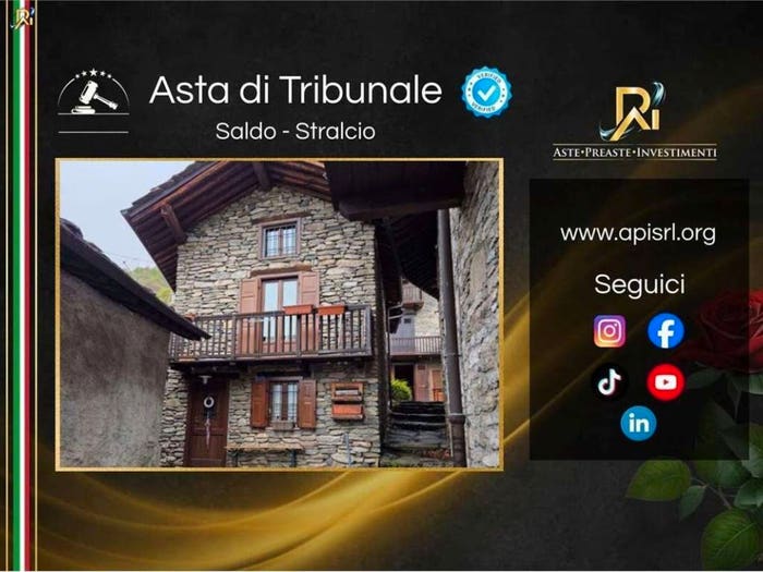 Casa bilocale in vendita in Frazione Vonzo Chialamberto, Chialamberto