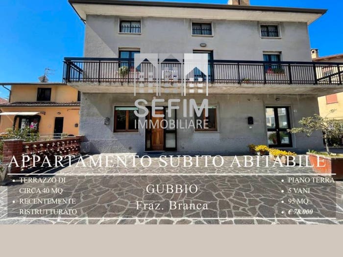Appartamento con 5 locali in vendita in Via del Chiascio, Branca, Gubbio