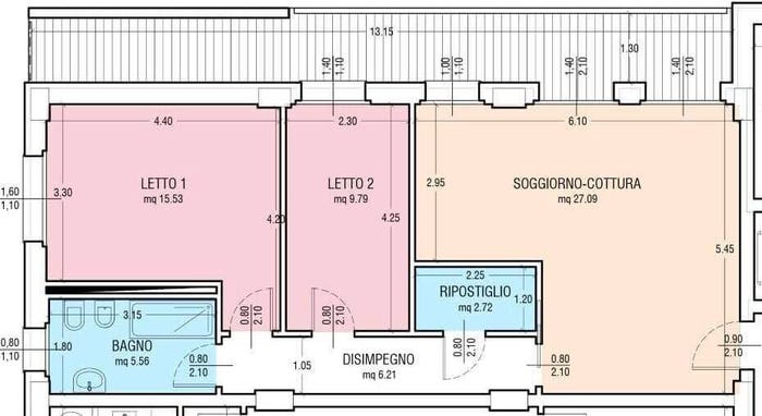 Appartamento trilocale in vendita in Ospedaletto, Pisa